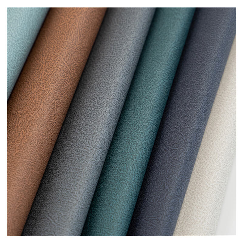 Foil Sofa Polyester PU Leather Fabric for Sofa Wholesale Supplier 6